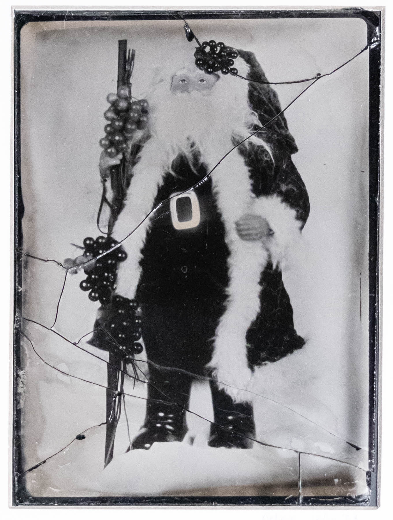 Ambrotype of santa