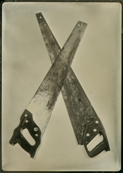 Hand Saw Tintype