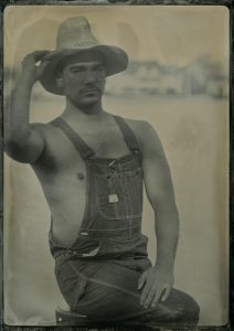 Classic Tintype Portrait on a Winter Day