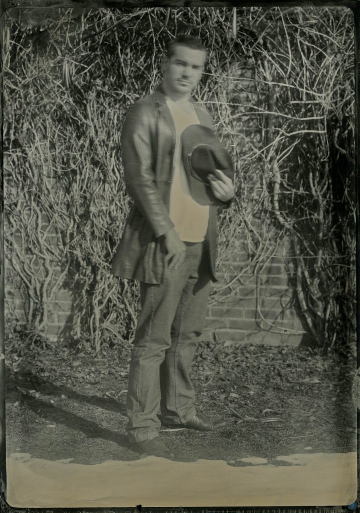 tintype portrait of a man