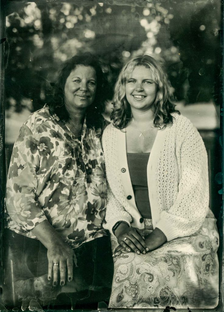 tintype family portrait