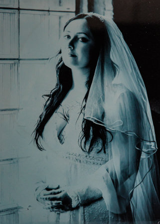 bride tintype portrait