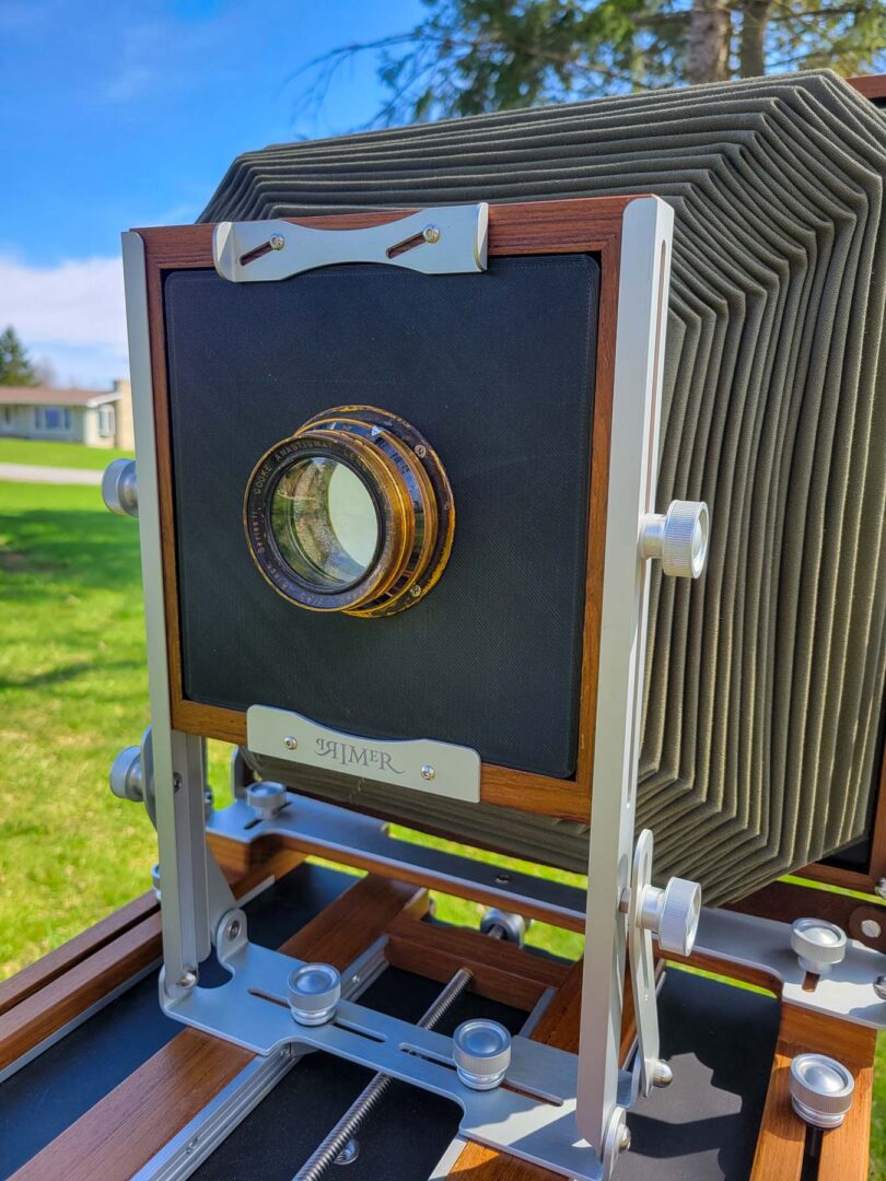 8 Inch Cooke Anastigmat lens on a Primer camera
