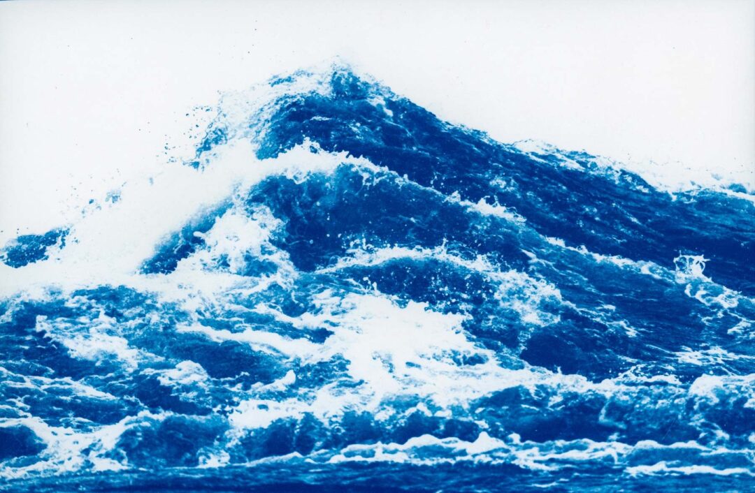 Waves - A Cyanotype